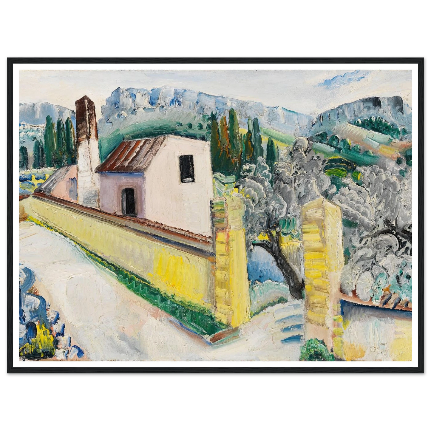 Landschaft bei Cassis (1931) Art Print | Paul Kleinschmidt-Quipham Collections