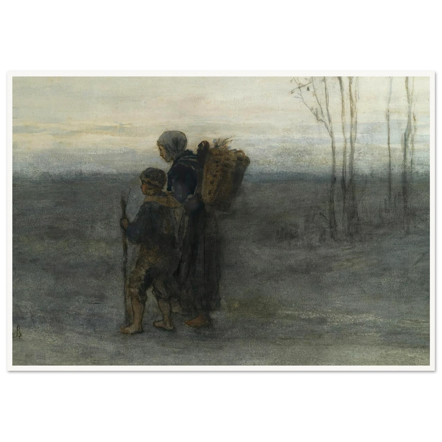 Homeward bound Art Print | Jozef Israels-Quipham Collections