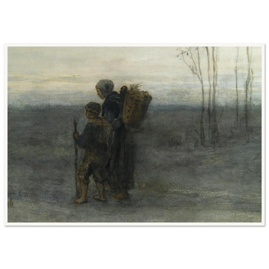 Homeward bound Art Print | Jozef Israels-Quipham Collections