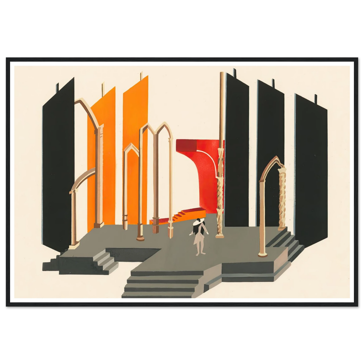 Maquettes dé Théatre 2 Art Print | Alexandra Exter-Quipham Collections