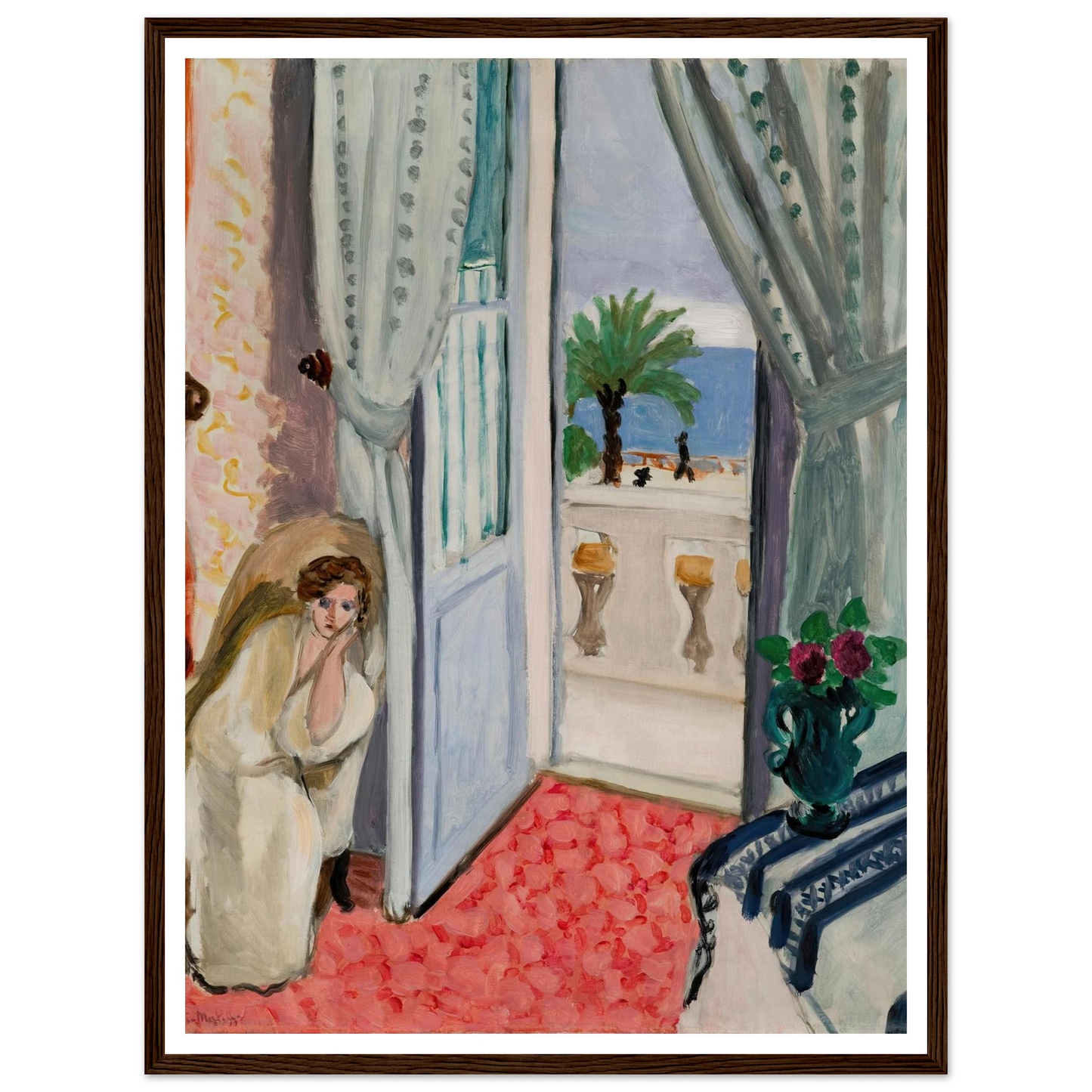 Interior at Nice (1919) Art Print | Henri Matisse-Quipham Collections