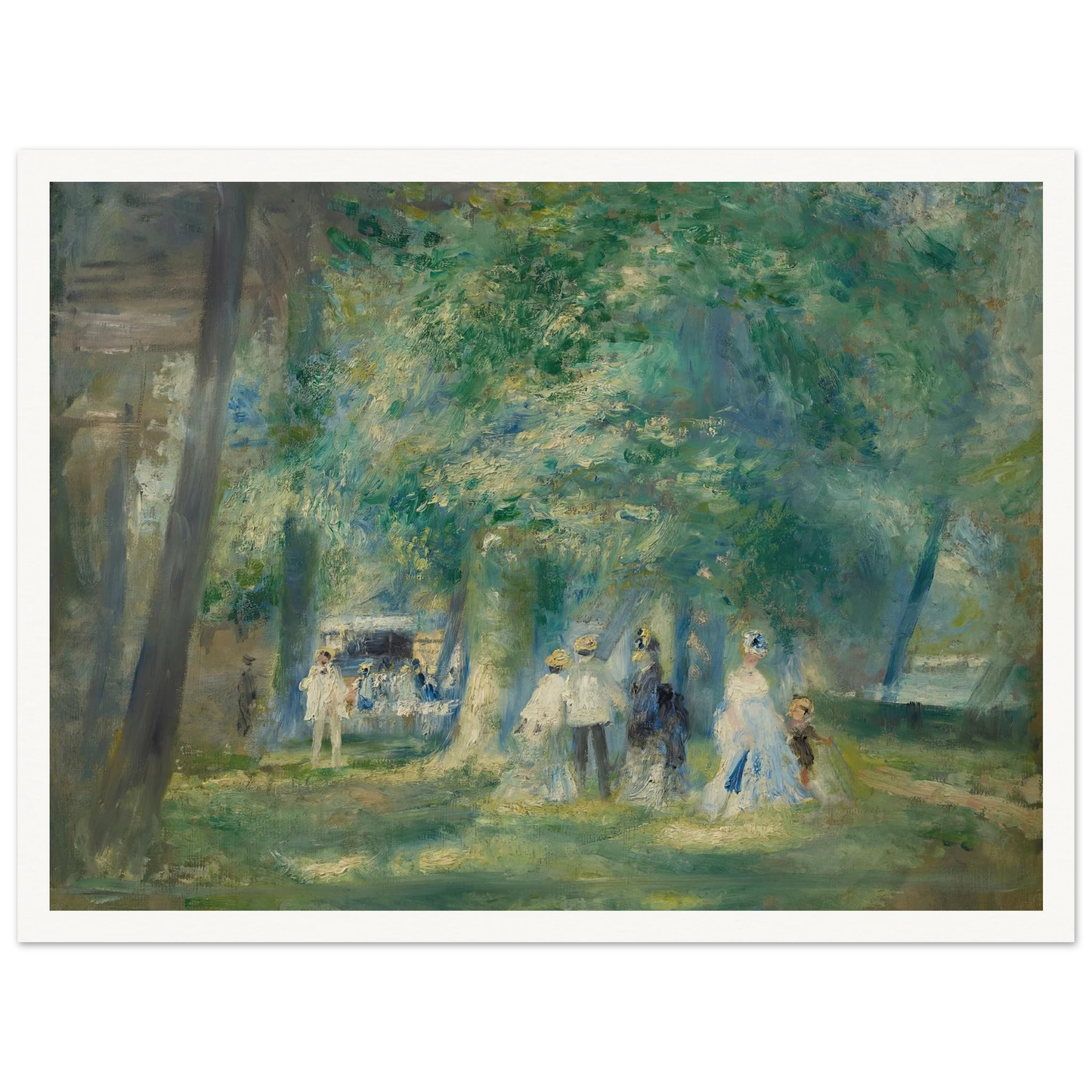 La fête à Saint-Cloud (1871) Art Print | Pierre Auguste Renoir-Quipham Collections