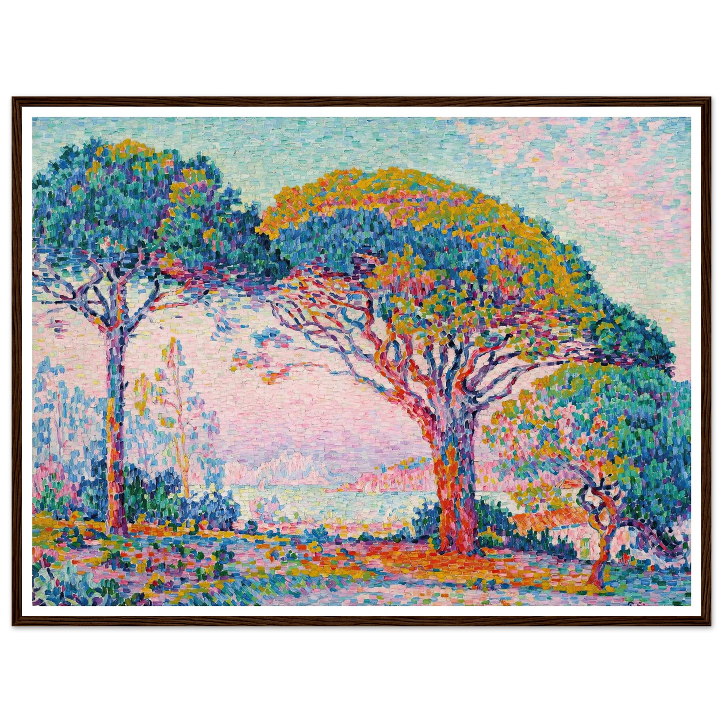 La Baie (Saint-Tropez) (1907) Art Print | Paul Signac-Quipham Collections
