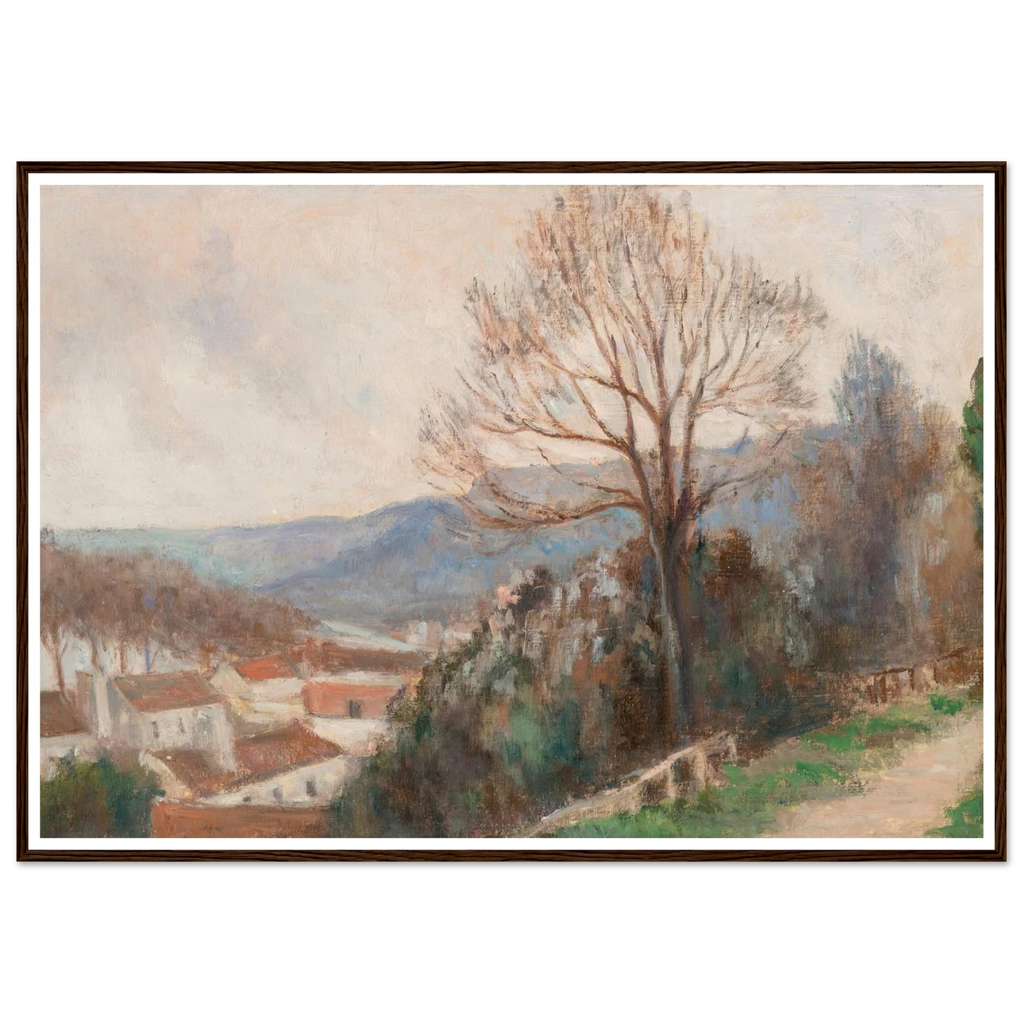 La Seine vue des hauteurs de Rolleboise Art Print | Maximilien Luce-Quipham Collections