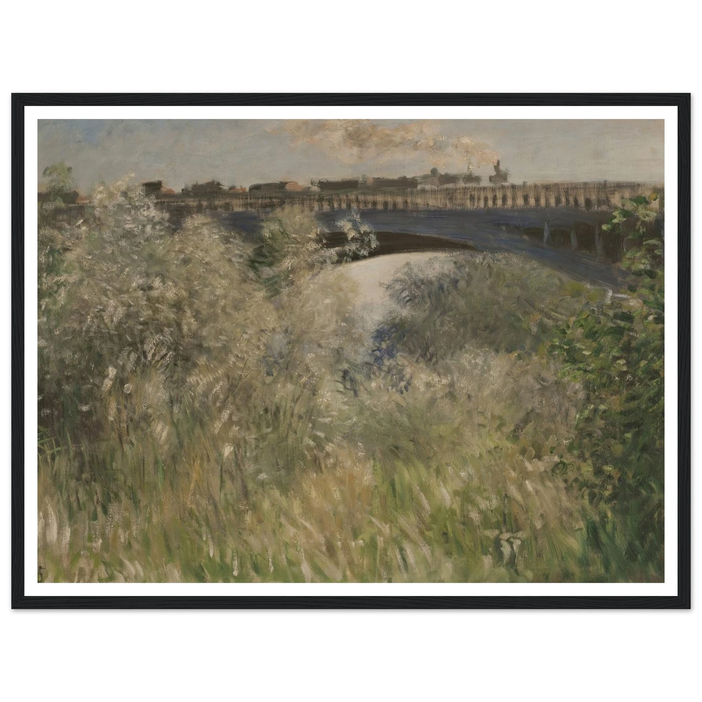 Le Pont d` Argenteuil (1875) Art Print | Claude Monet-Quipham Collections