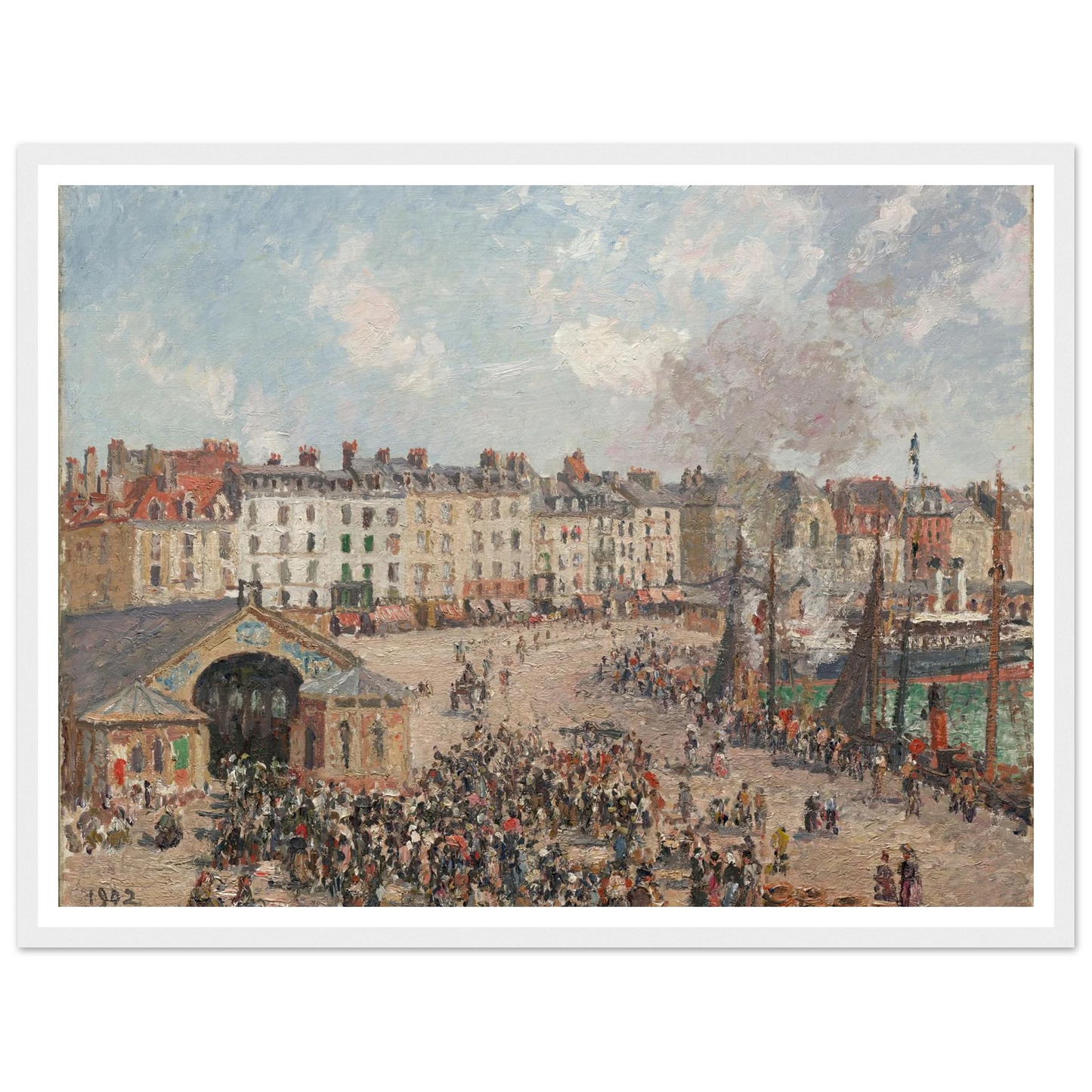 Fishmarket (1902) Art Print | Camille Pissarro-Quipham Collections