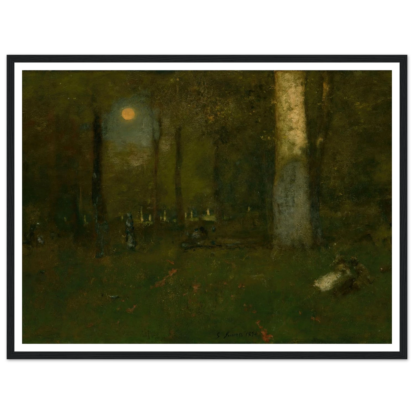 Picnic in the Woods, Montclair, New Jersey (1894) Art Print | George Inness-Quipham Collections