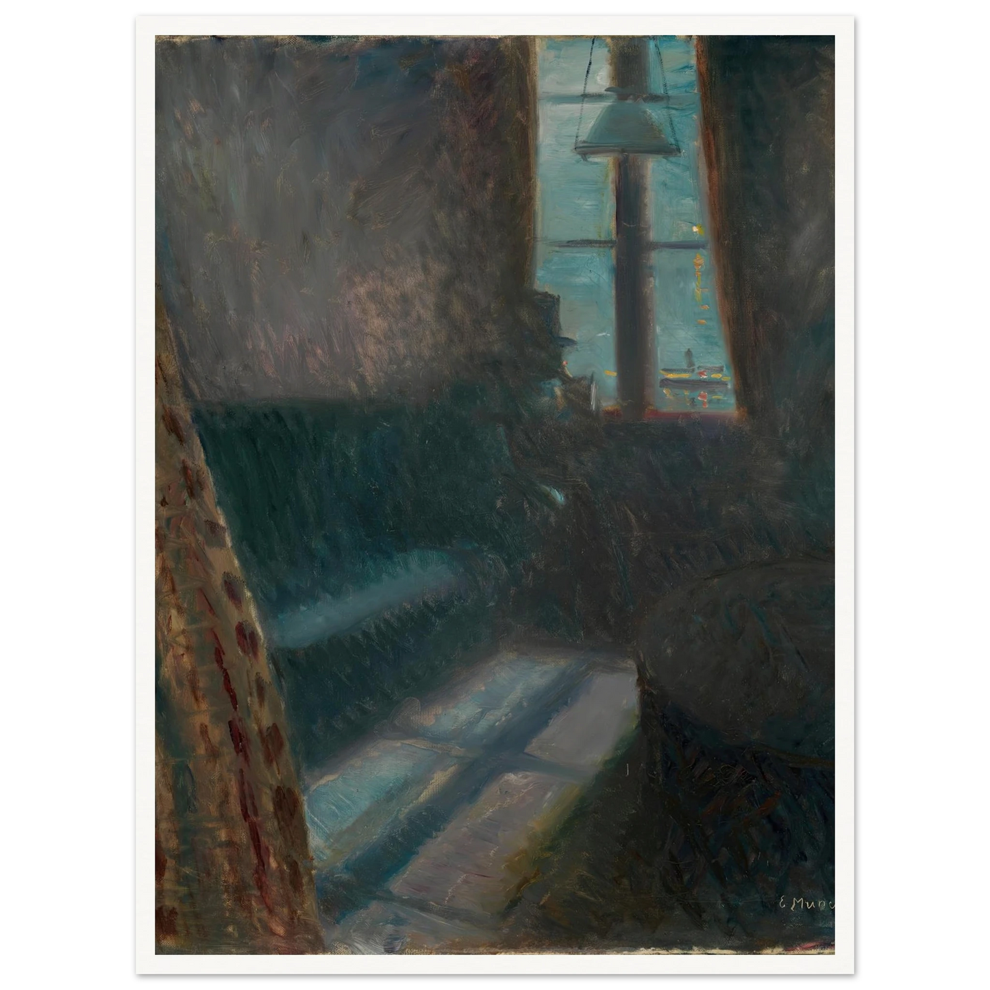 Night in Saint-Cloud (1890) Art Print | Edvard Munch-Quipham Collections