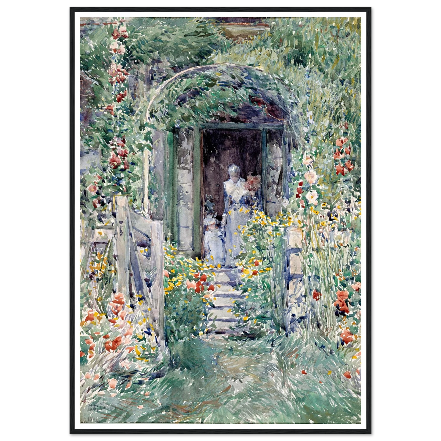 The Garden in Its Glory (1892) Art Print | Childe Hassam-Quipham Collections