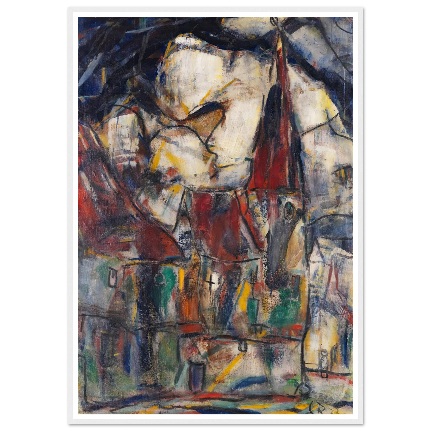 Aus Dinkelsbühl (1923) Art Print | Christian Rohlfs-Quipham Collections