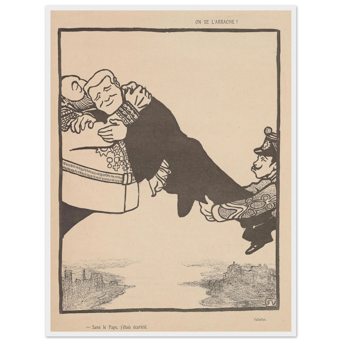 25 juillet 1903. Art Print | Felix Vallotton-Quipham Collections