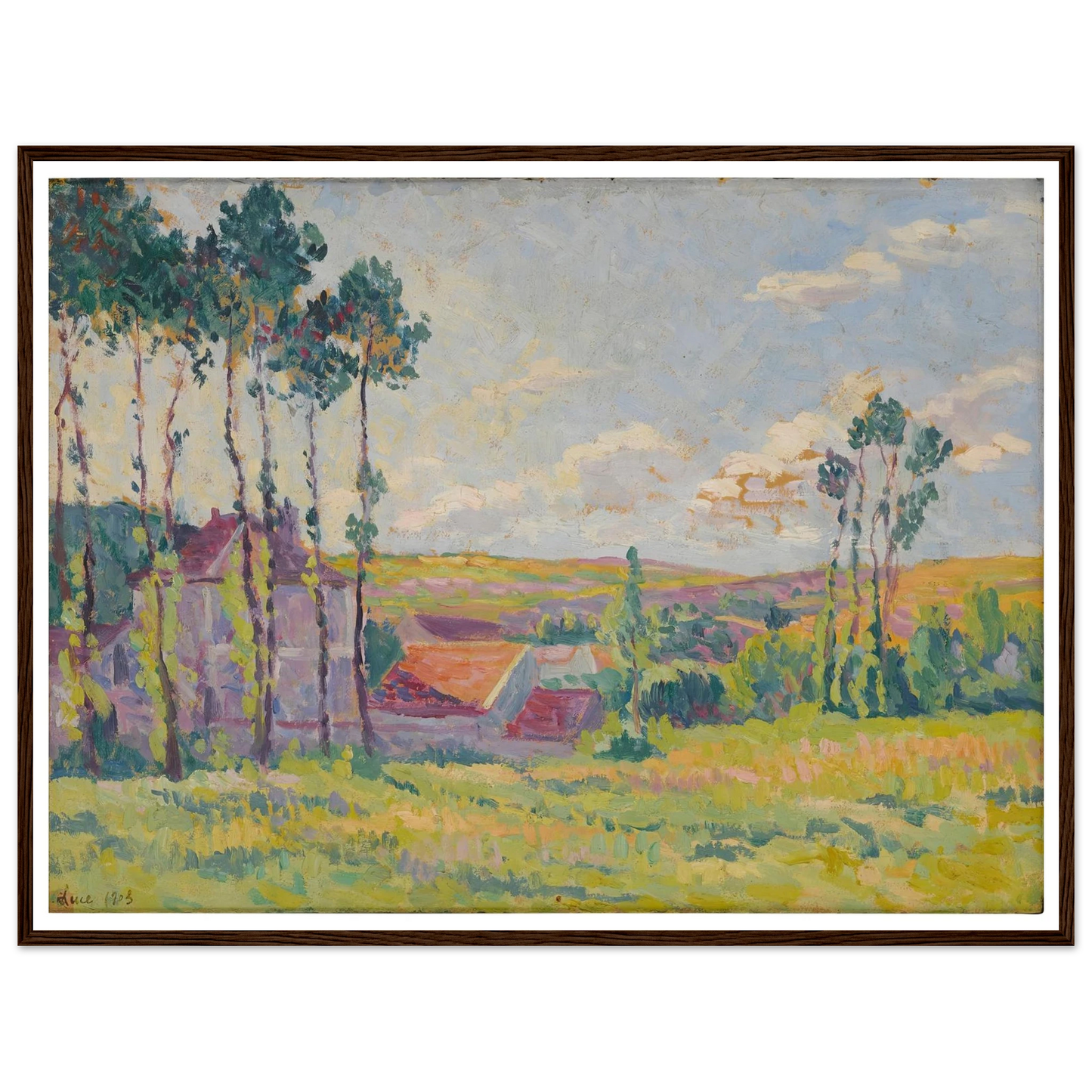 Moulineux, la teinderie (1903) Art Print | Maximilien Luce-Quipham Collections