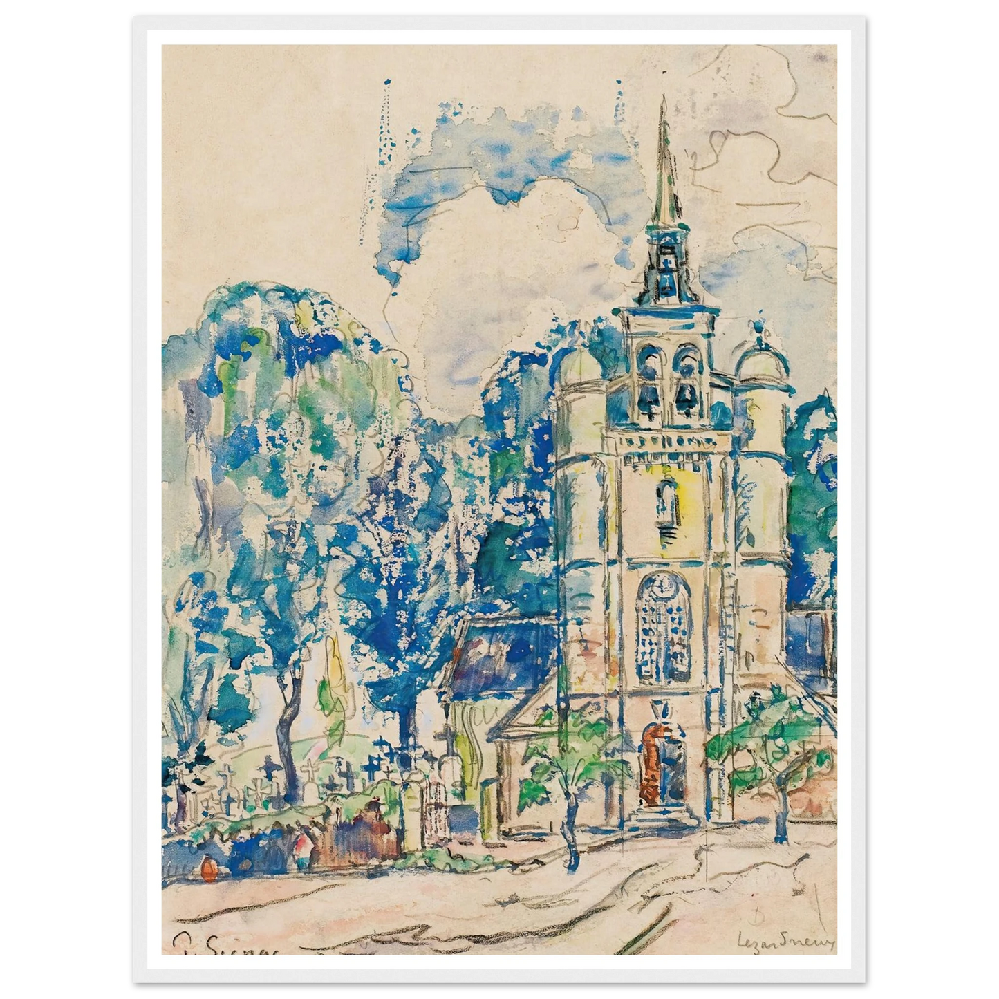 Lezardieux Art Print | Paul Signac-Quipham Collections