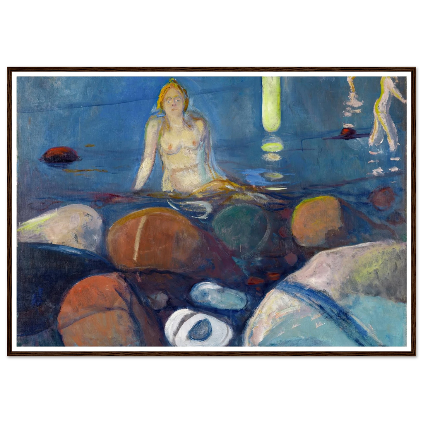 Summer Night. Mermaid (1893) Art Print | Edvard Munch-Quipham Collections