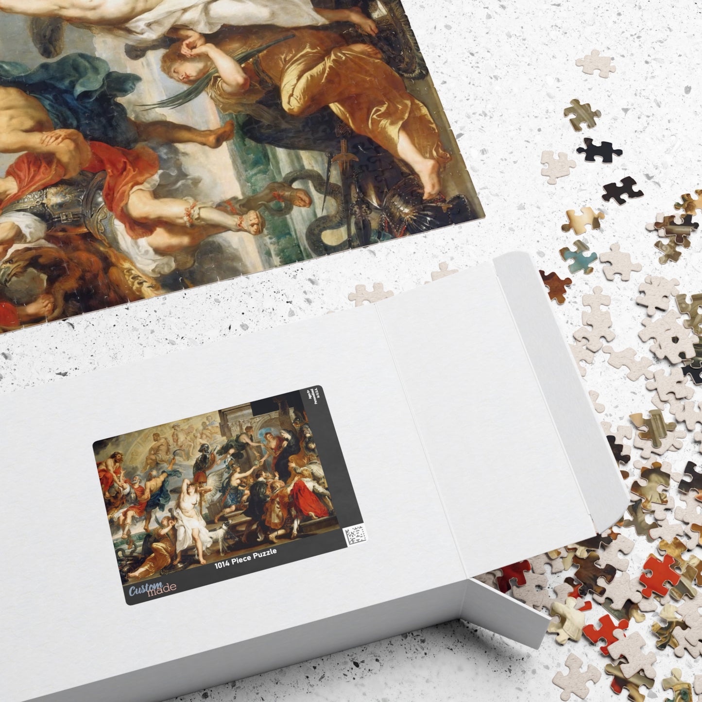 Death of Henry IV and the Proclamation of the Regency of Marie de Médicis Puzzle | Peter Paul Rubens - - 1014 pcs (Horizontal) -