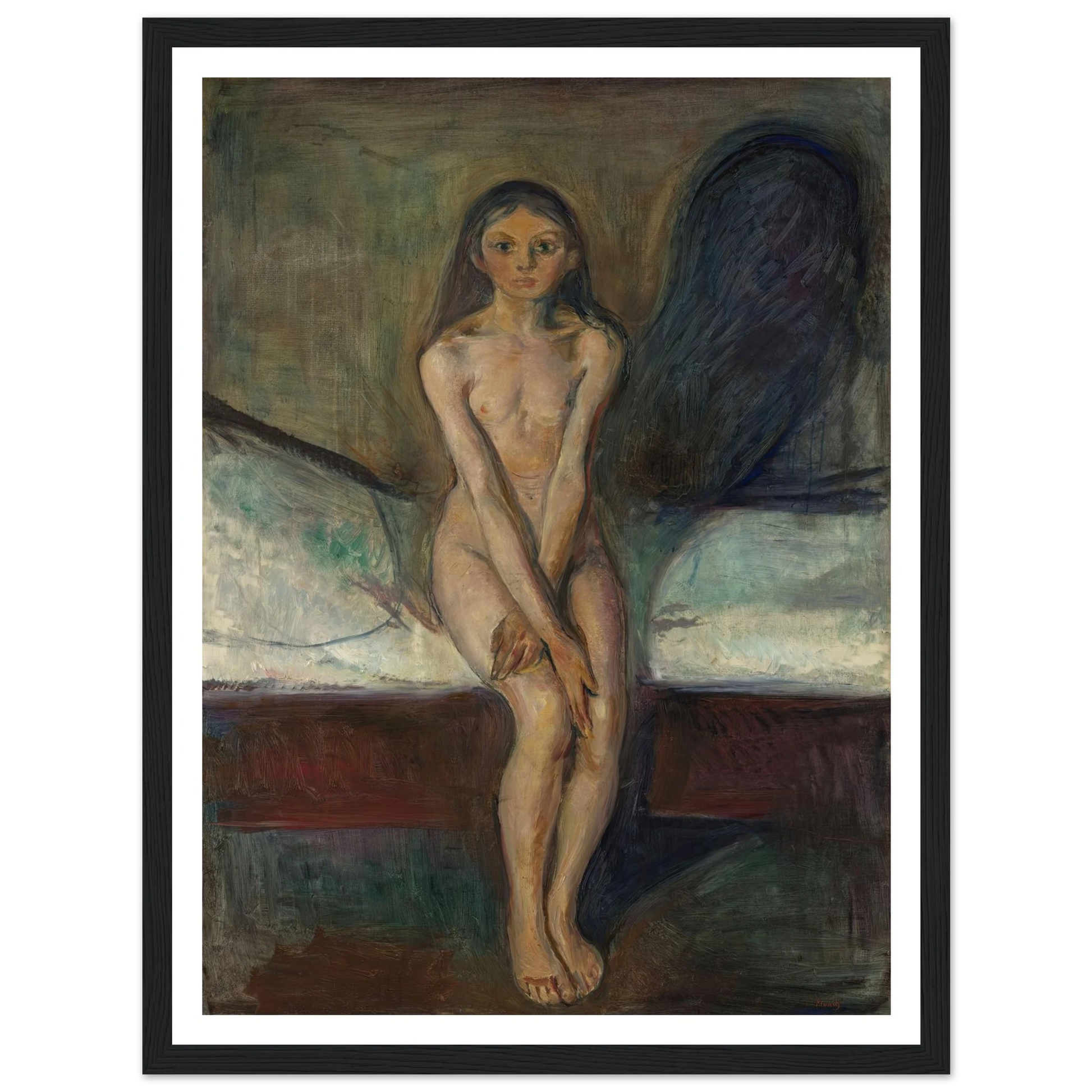 Puberty (1894) Art Print | Edvard Munch-Quipham Collections