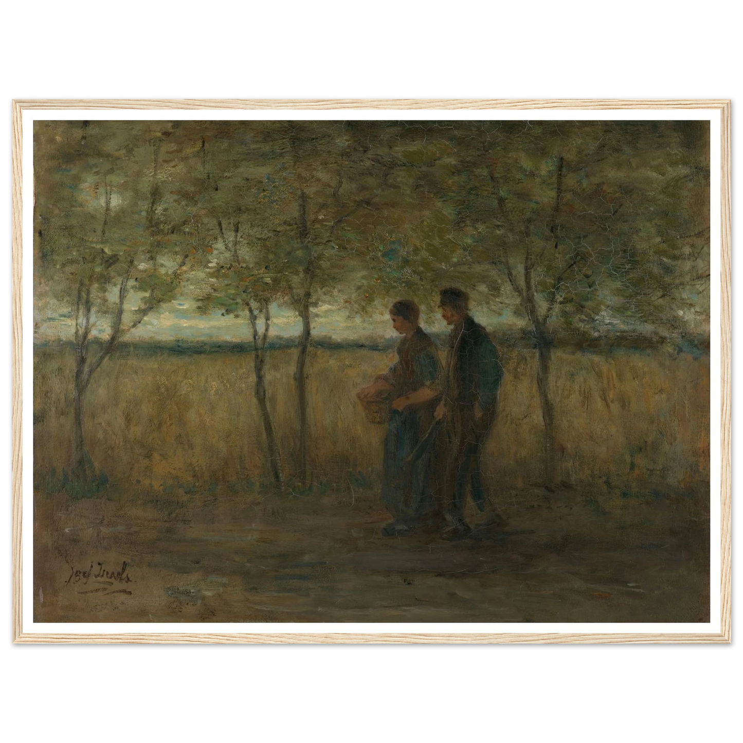 ‘Turning homewards’ (1860 - 1911) Art Print | Jozef Israels-Quipham Collections