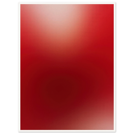 Deep Red Gradient - Framed Poster - 30x40 cm / 12x16″ - Black frame