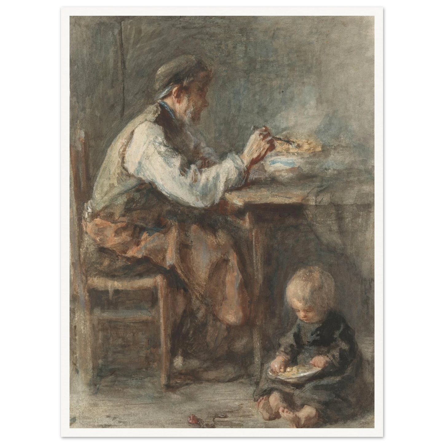 De schoenmaker (1834 - 1911) Art Print | Jozef Israels-Quipham Collections
