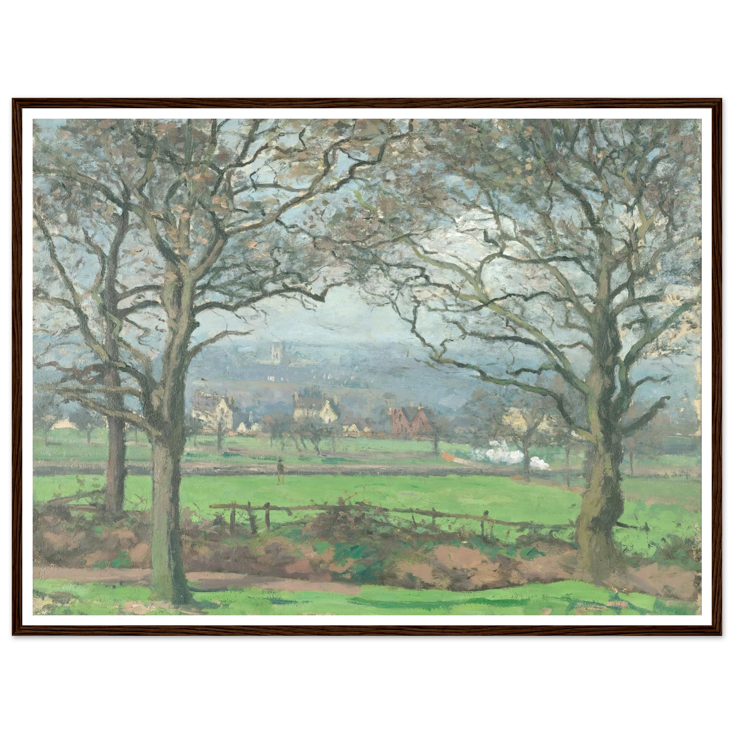 Near Sydenham Hill (1871) Art Print | Camille Pissarro-Quipham Collections