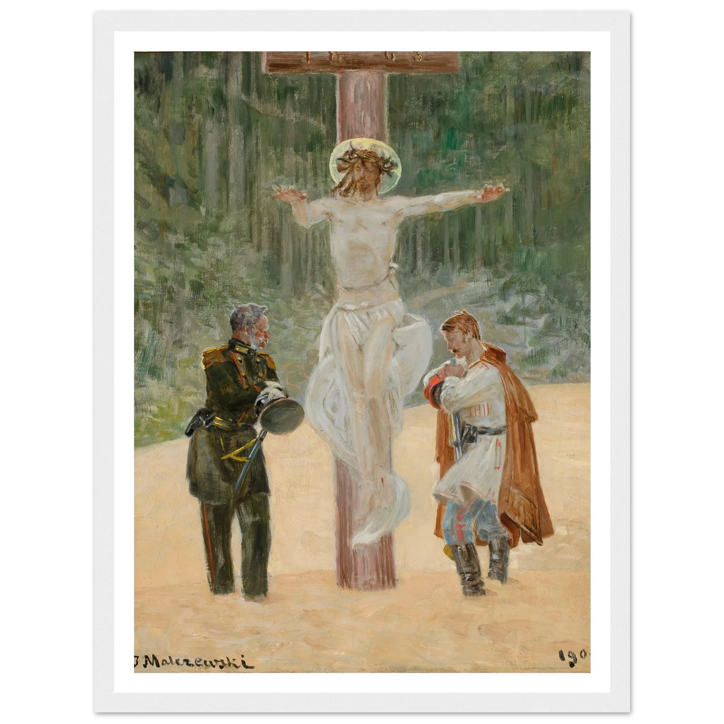 Reconciliation (Symbolic scene from the insurrection in 1863) (1904) Art Print | Jacek Malczewski-Quipham Collections