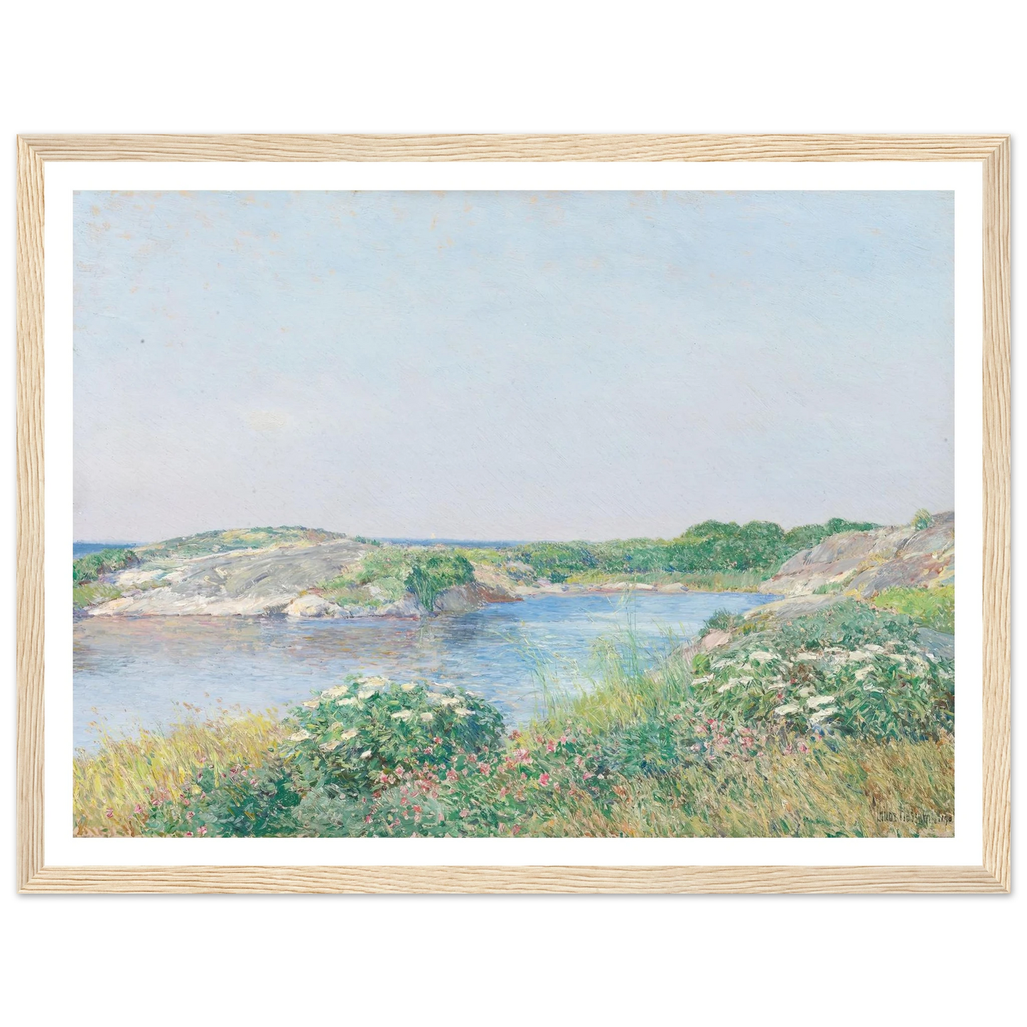 The Little Pond, Appledore (1890) Art Print | Childe Hassam-Quipham Collections