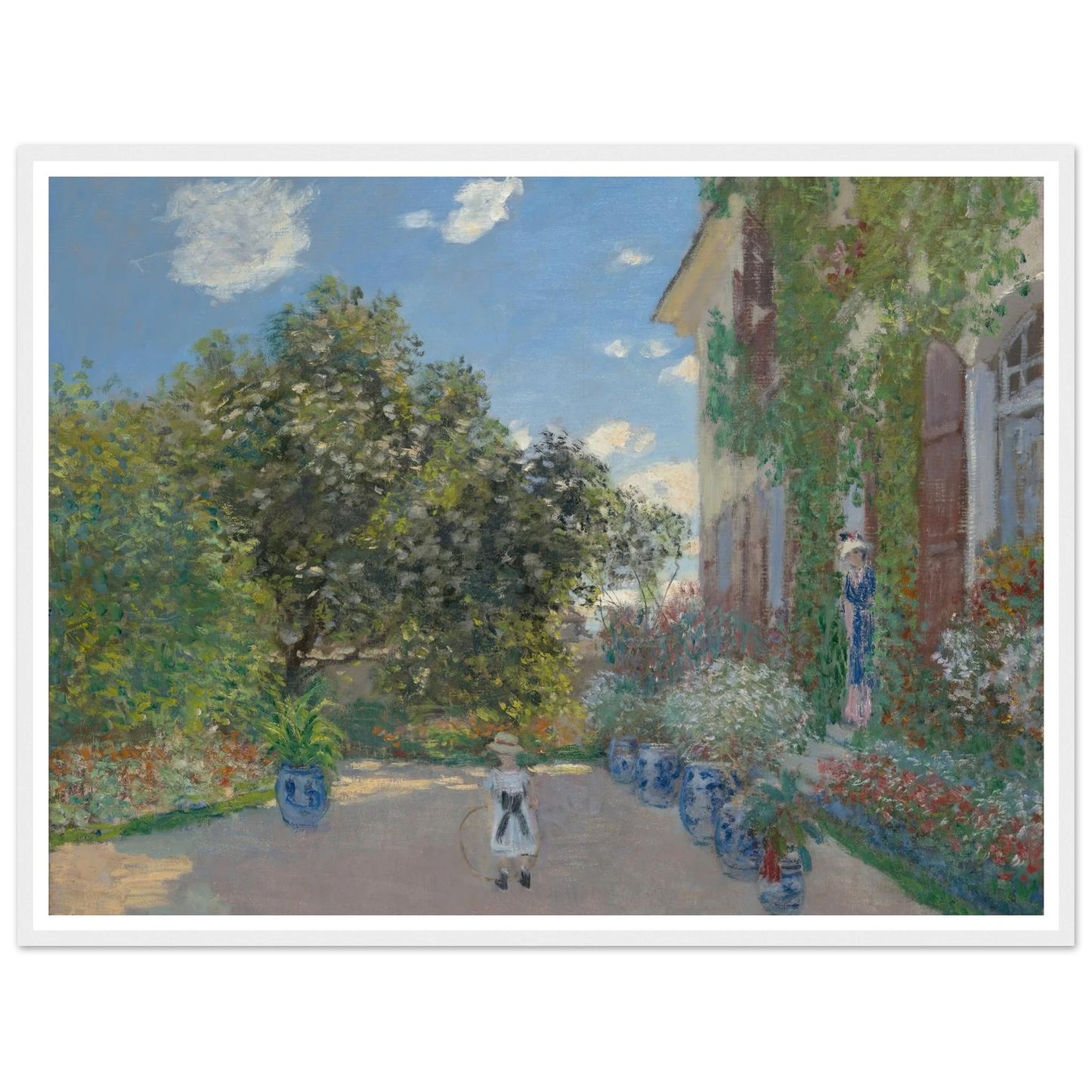 The Artist’s House at Argenteuil (1873) Art Print | Claude Monet-Quipham Collections