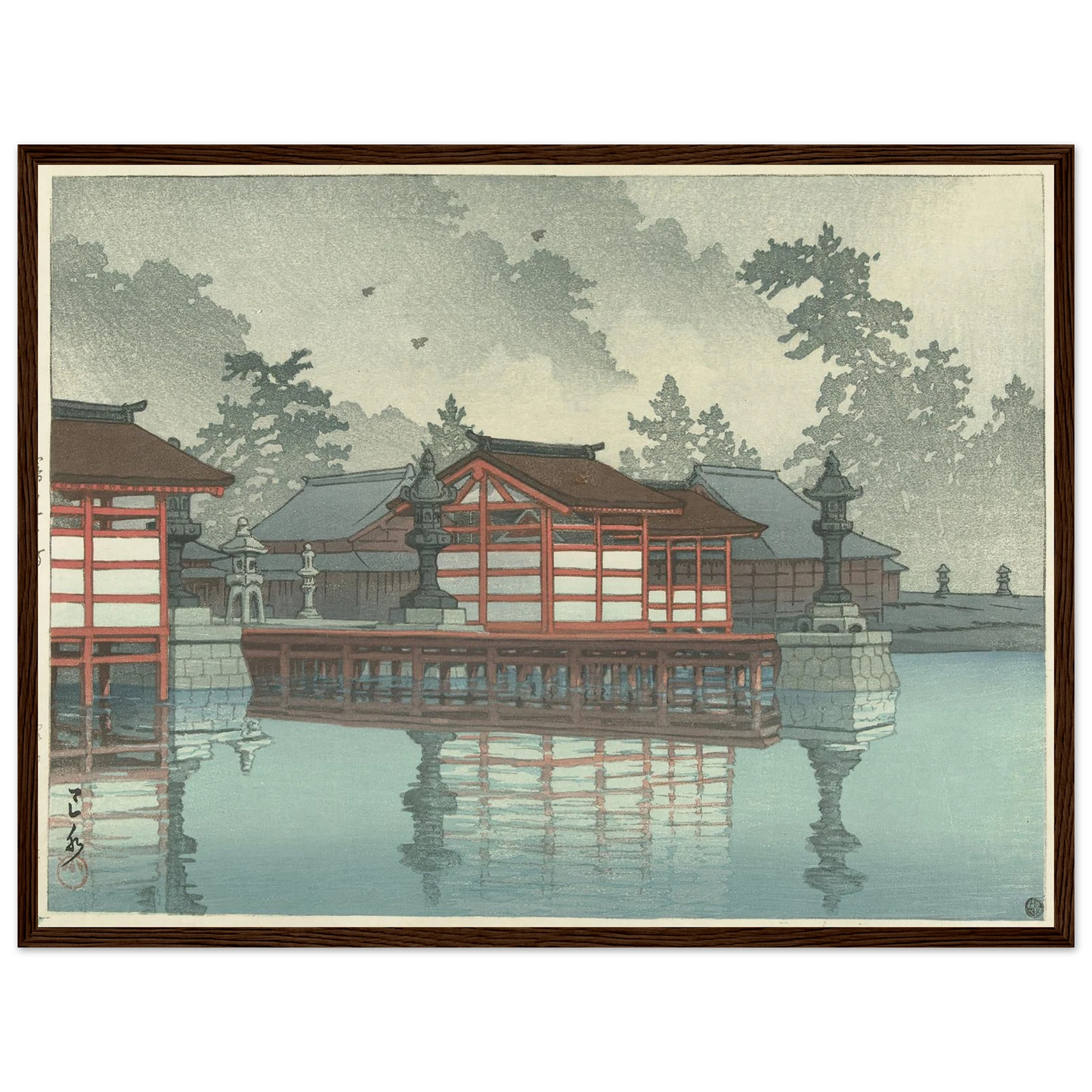 Kiri no Miyajima (Miyajima in mist) (1947) Art Print | Kawase Hasui-Quipham Collections