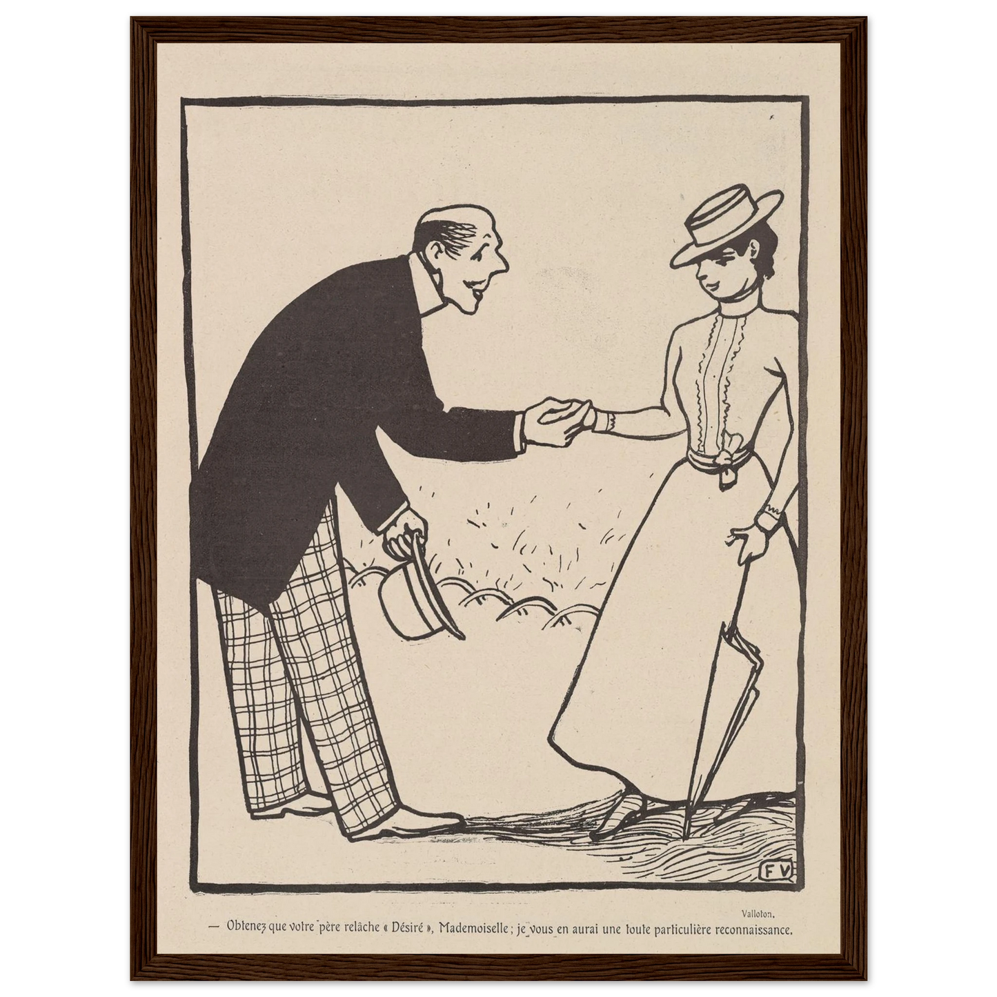 1er août 1903 Art Print | Felix Vallotton-Quipham Collections