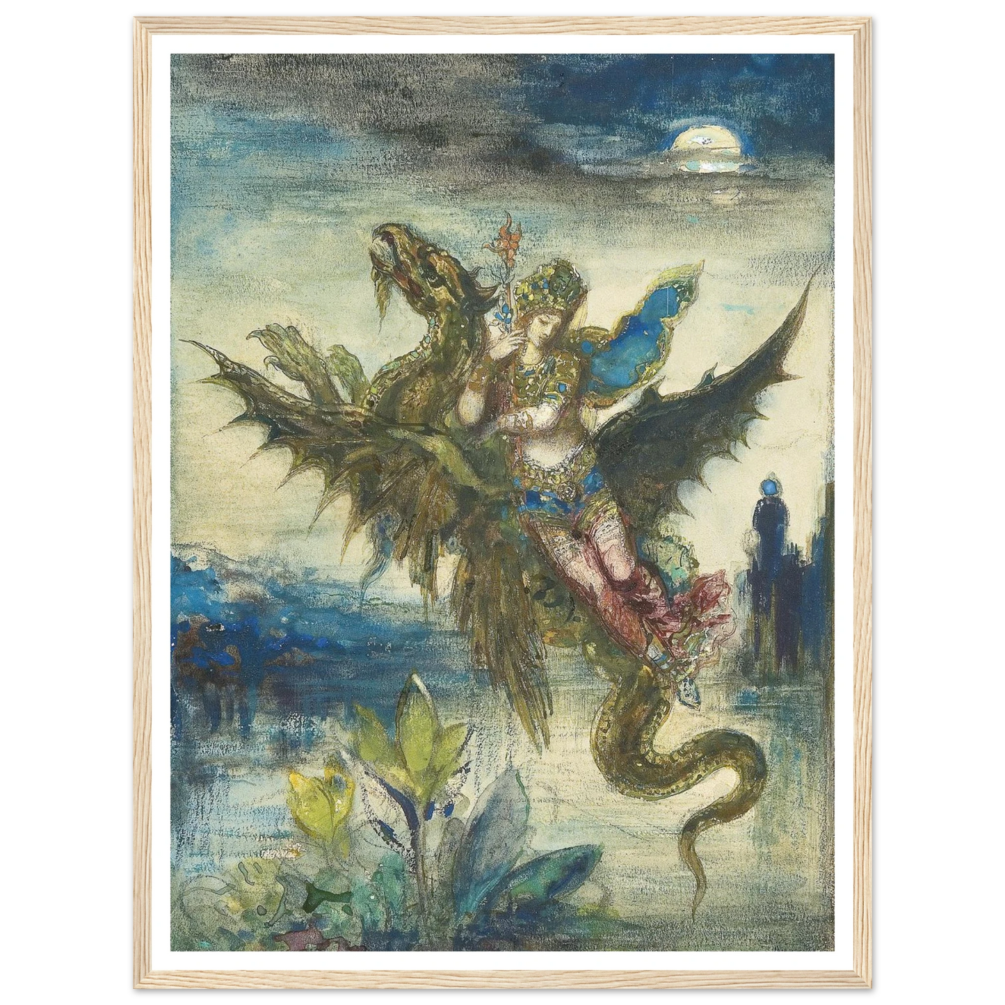 Dream Of The Orient Art Print | Gustave Moreau-Quipham Collections