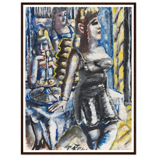 Die Kuchenbar (1946) Art Print | Paul Kleinschmidt - Framed Poster - 30x40 cm / 12x16″ - Black frame