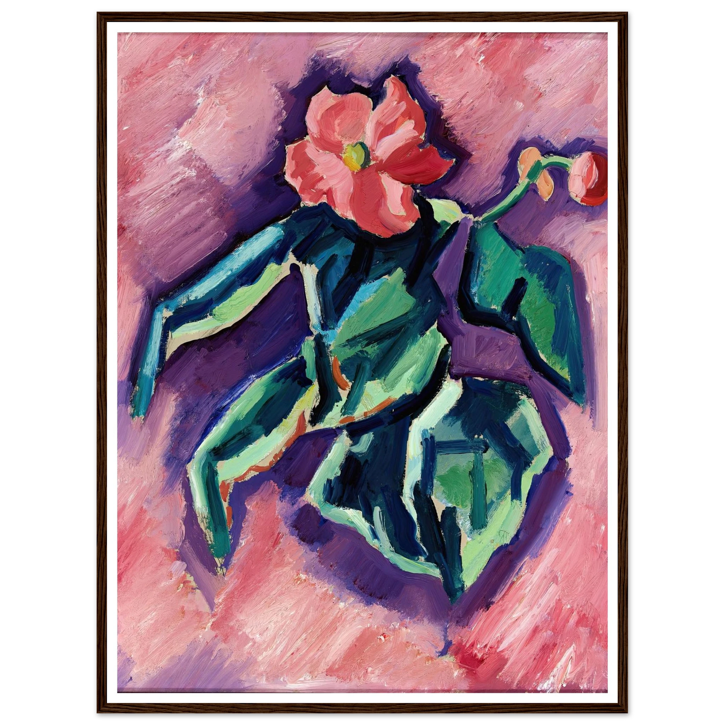 Pink Begonias (1928-1929) Art Print | Marsden Hartley-Quipham Collections