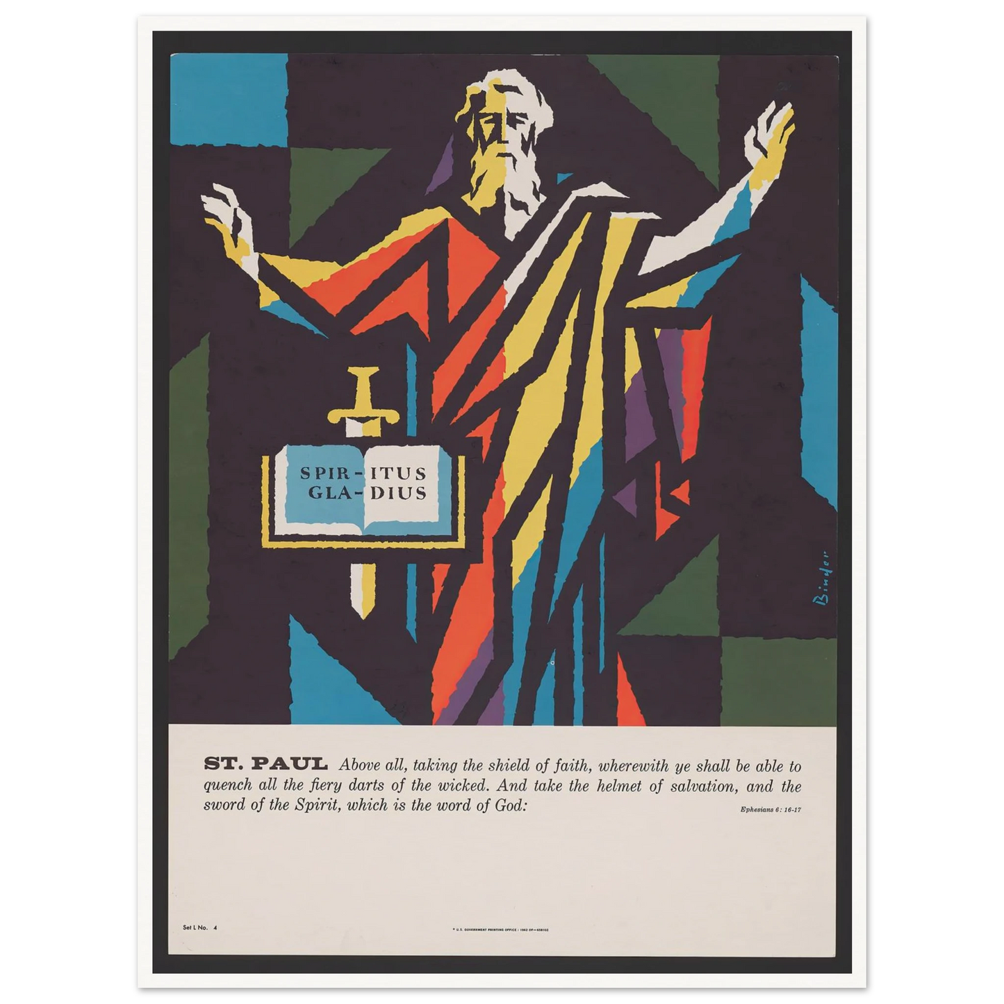 St. Paul (1962) Art Print | Joseph Binder-Quipham Collections