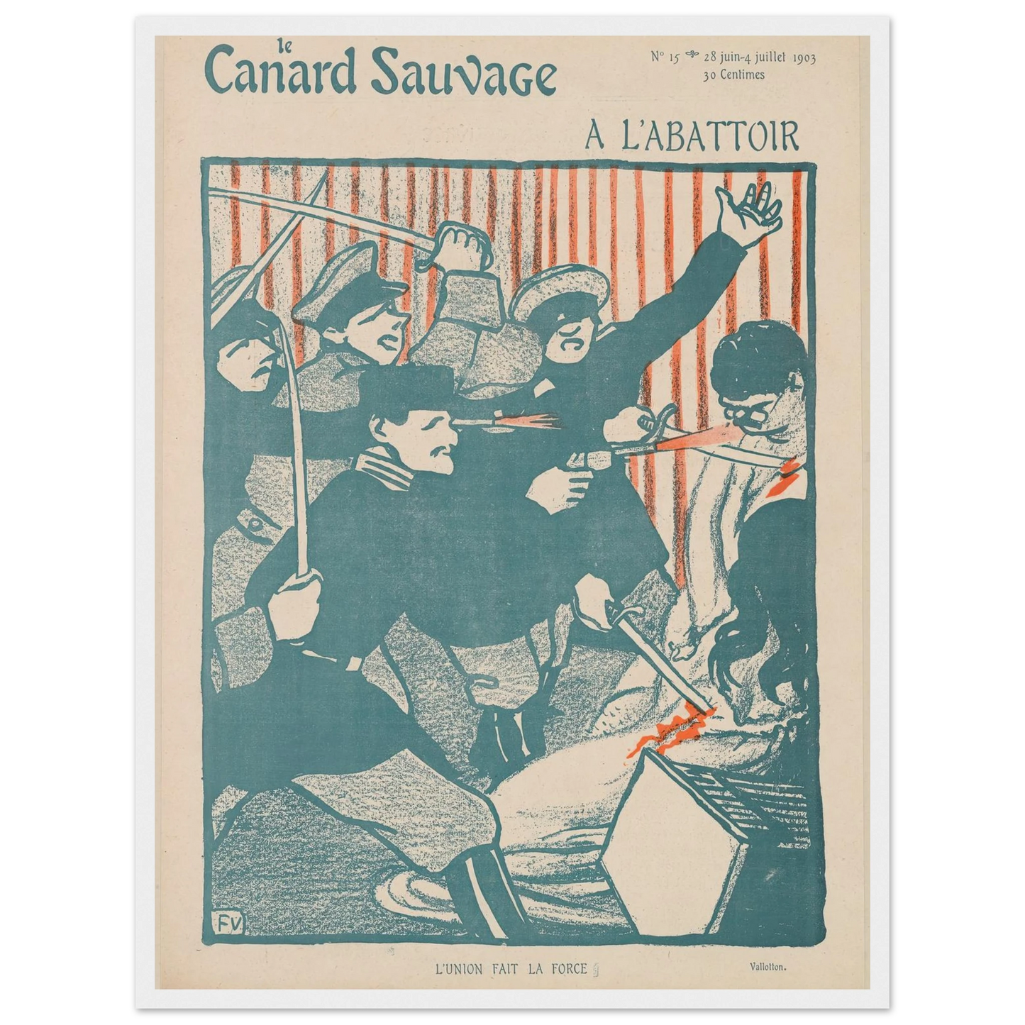 28 juin au 4 juillet 1903 Art Print | Felix Vallotton-Quipham Collections