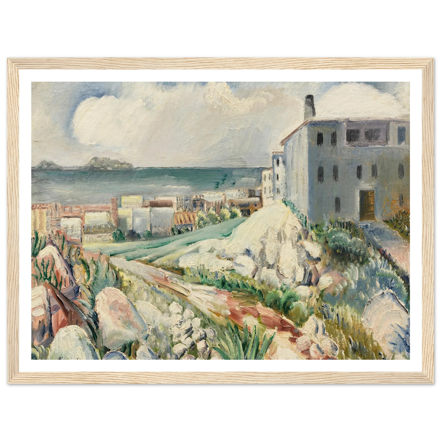 Landschaft bei Marseille (1930) Art Print | Paul Kleinschmidt-Quipham Collections