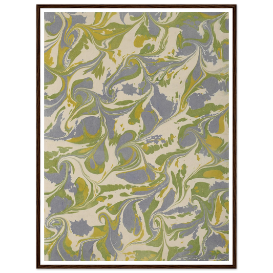 Gezogenes Marmorpapier (1890 - 1910) Art Print | Anker Kyster-Quipham Collections