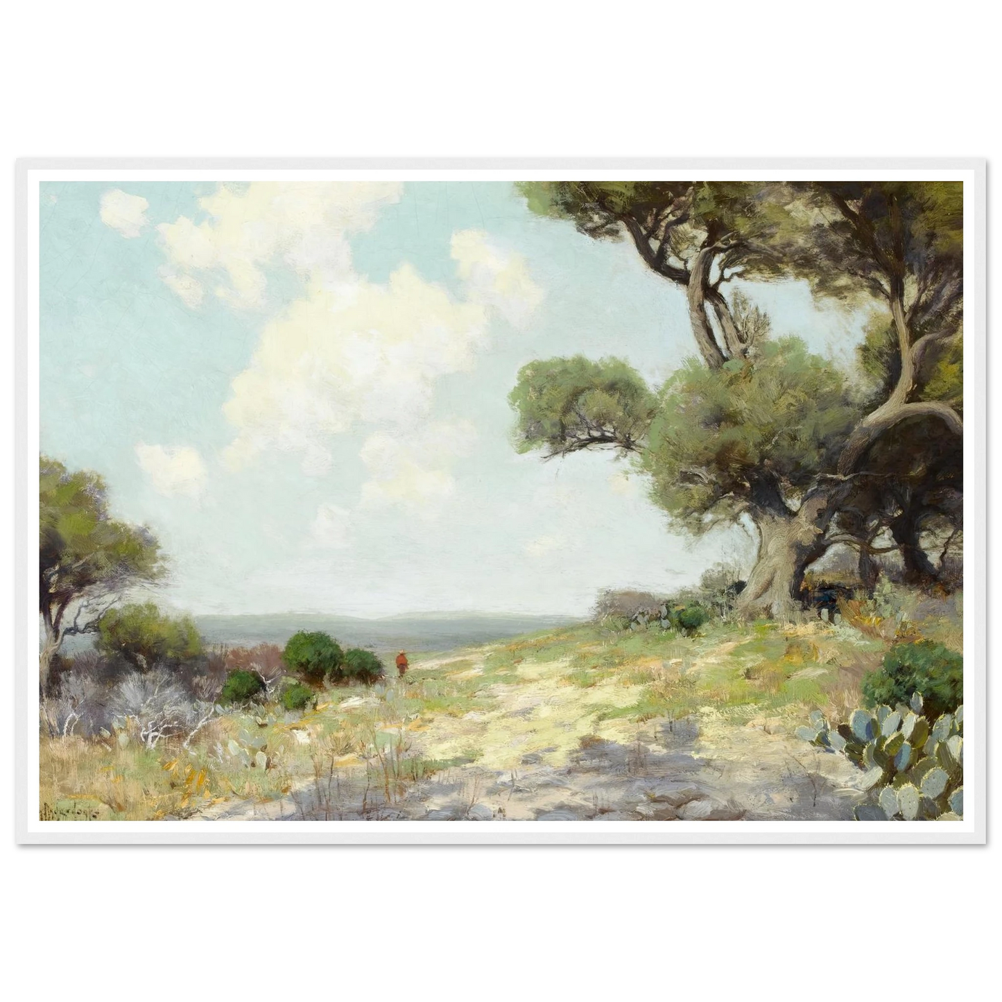 In the Hills — Southwest Texas (1912) Art Print | Julian Onderdonk-Quipham Collections