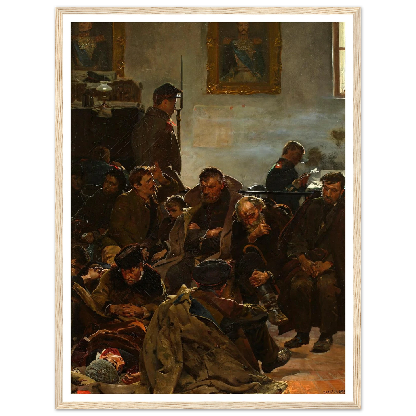 On the way to exile (Convicts on the way to Siberia) (1890) Art Print | Jacek Malczewski-Quipham Collections