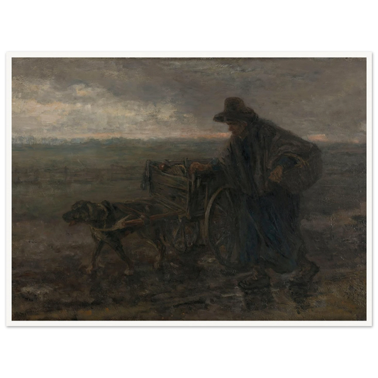 On Country Roads and Fields (1892) Art Print | Jozef Israels-Quipham Collections