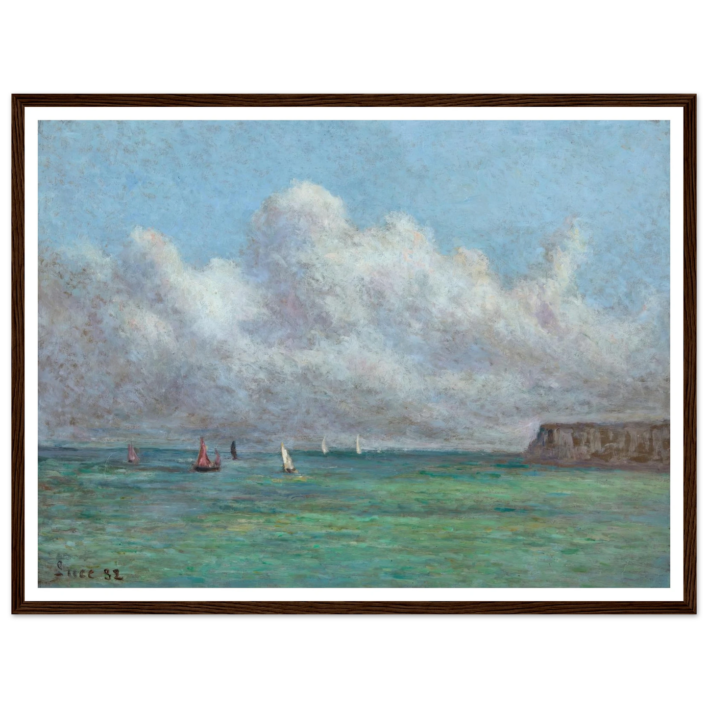 Mer, Somme (1932) Art Print | Maximilien Luce-Quipham Collections