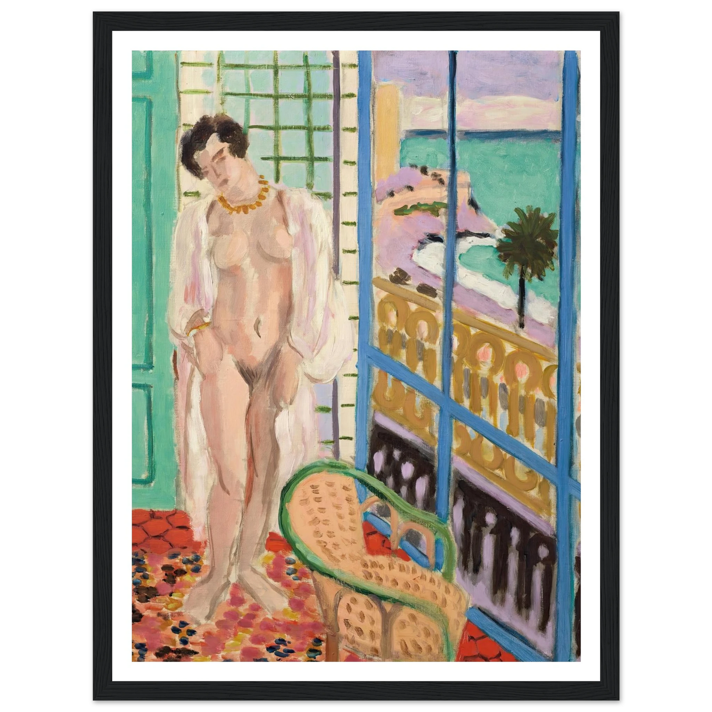 Nu à la fenêtre (1929) Art Print | Henri Matisse-Quipham Collections