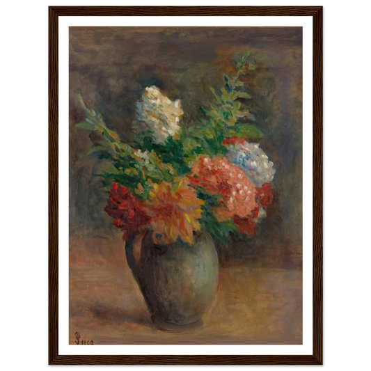 Pivoines, Géraniums Et Lilas Blancs (circa 1925) Art Print | Maximilien Luce-Quipham Collections