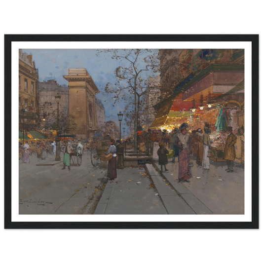 La Porte St Denis Art Print | Eugene Galien Laloue-Quipham Collections