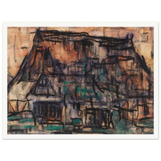 Haus in Soest (1920) Art Print | Christian Rohlfs-Quipham Collections