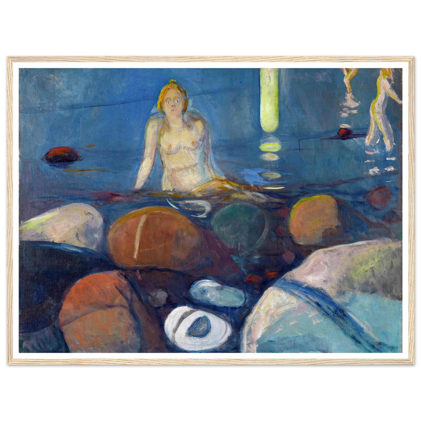 Summer Night. Mermaid (1893) Art Print | Edvard Munch-Quipham Collections