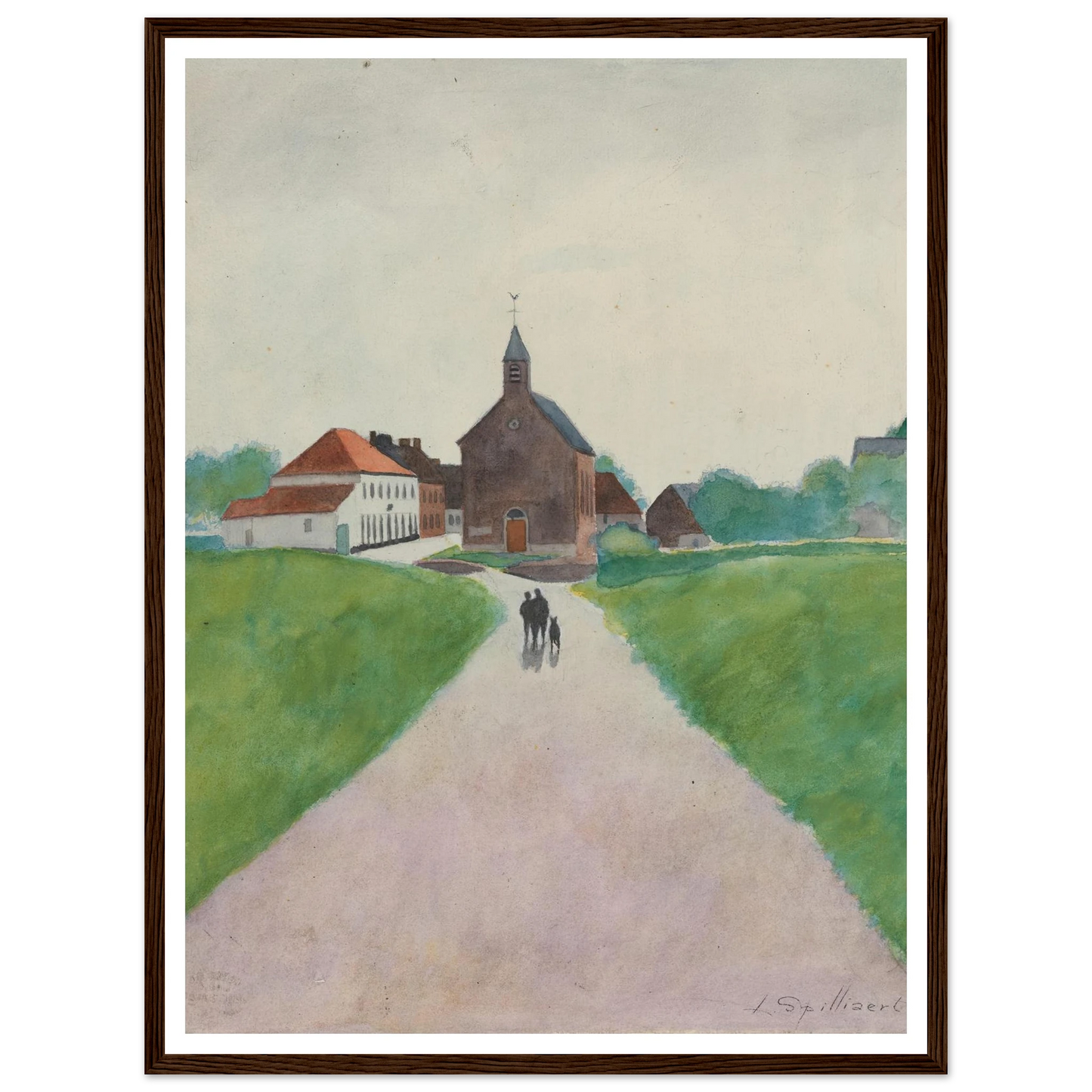 Au temps que Nanette était perdue pl. 4 (1931) Art Print | Leon Spilliaert-Quipham Collections