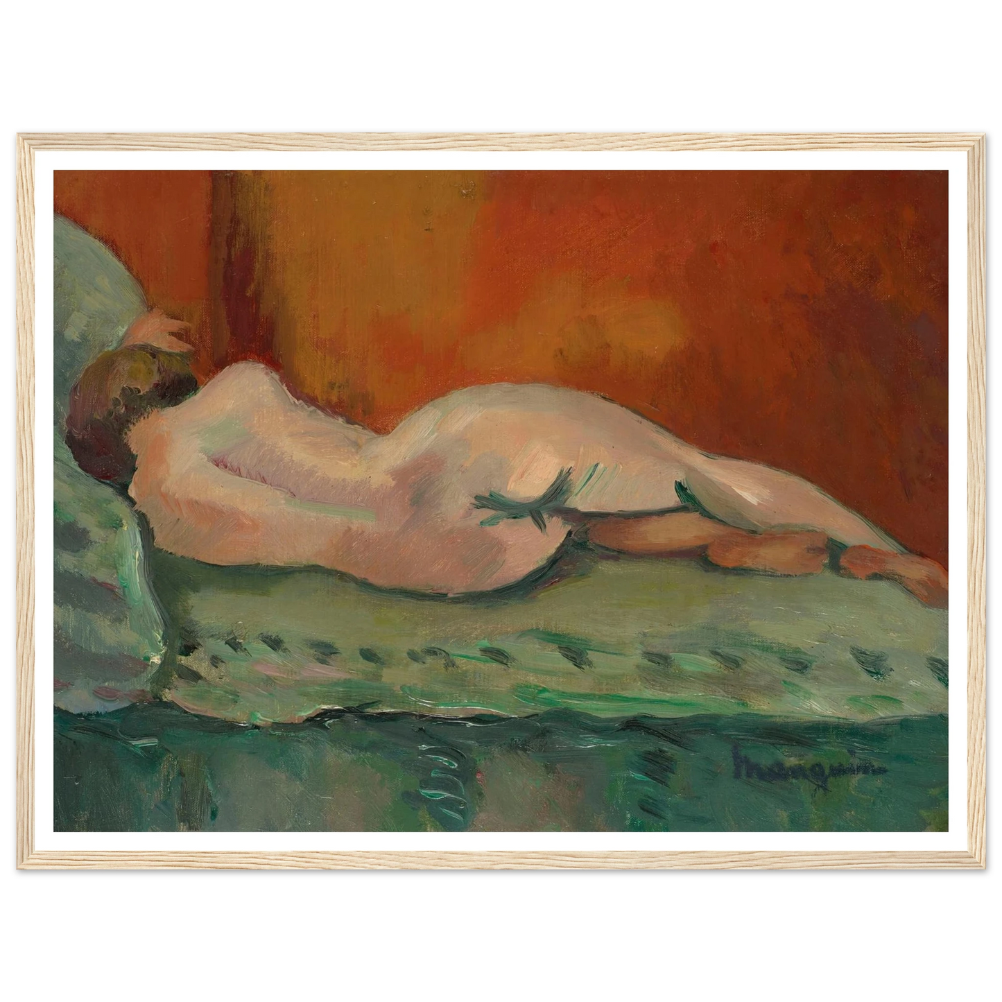 Nu couché de dos (1903) Art Print | Henri Manguin-Quipham Collections