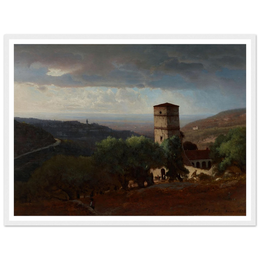 View of Rome from Tivoli (1872) Art Print | George Inness-Quipham Collections