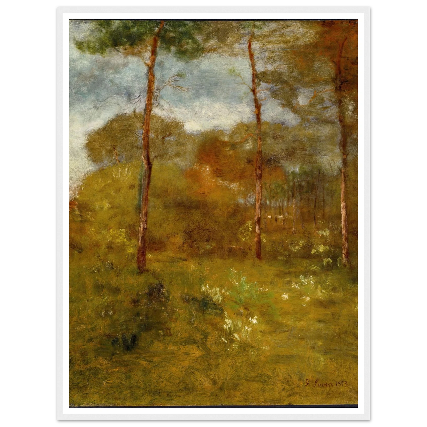 Orange Road, Tarpon Springs (1893) Art Print | George Inness-Quipham Collections