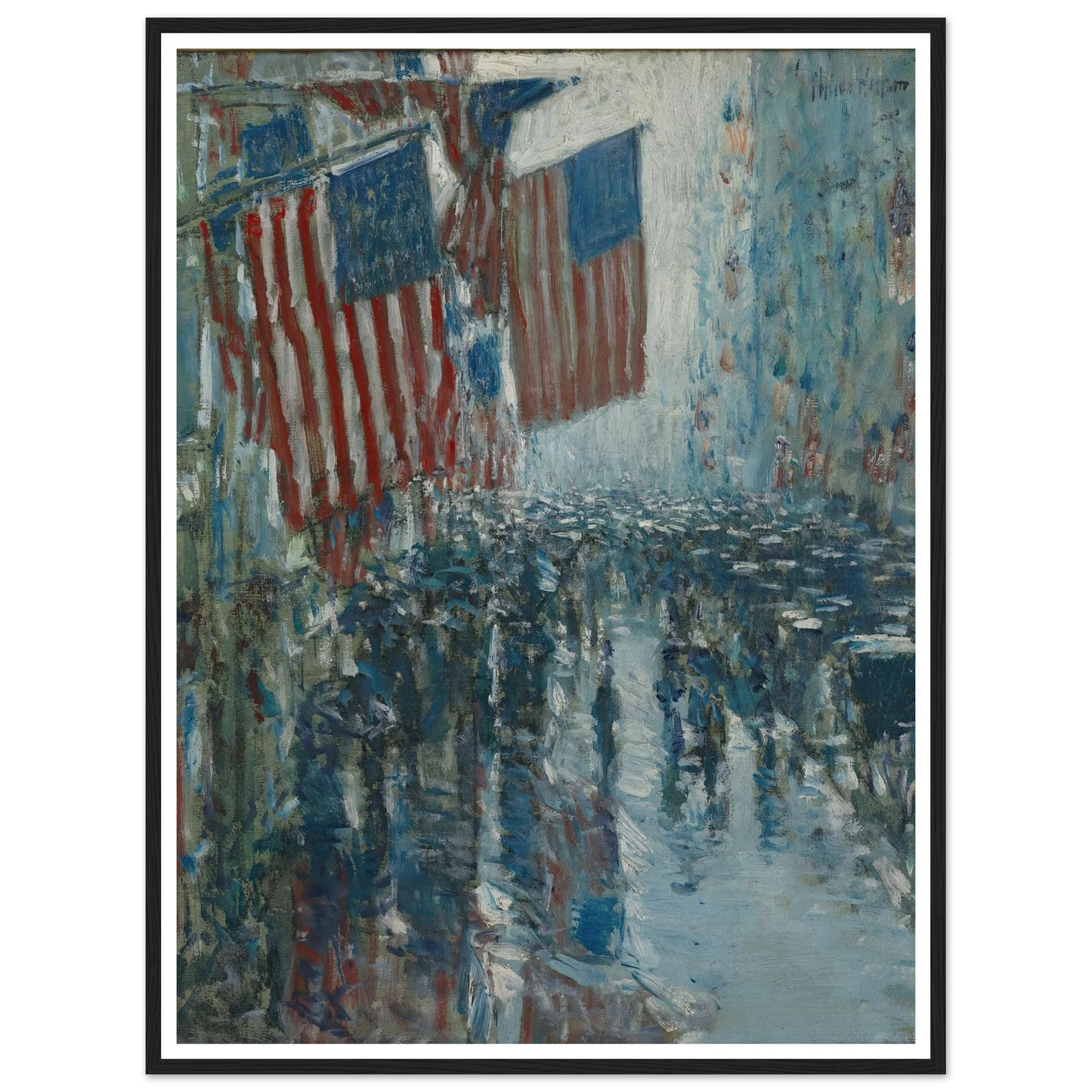 Rainy Day, Fifth Avenue (1916) Art Print | Childe Hassam-Quipham Collections